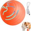 DONGKER Palla Interattiva per Cani, Pallina Ricaricabile USB per Cane con Luce LED, Palla Rotante Automatica per Animali Domestici, per Giocattolo Cani, Cuccioli, Gattini