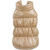 Generic Gilet imbottito per animali domestici, cappotto termico per cani e gatti con 7 opzioni di colore, diverse taglie per razze piccole e medie, abbigliamento invernale caldo alla moda
