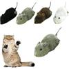 Generic Giocattolo del mouse del meccanismo di cambiamento senza fili dell'animale domestico per i gatti della peluche del topo del ratto meccanico di movimento giocattolo