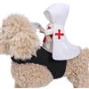 Xasbseulk Vestiti per cani di Halloween - Abbigliamento per feste in stile cavaliere crociato - Halloween Cosplay Outfit, abbigliamento per cani, costume per animali domestici per cani e gatti