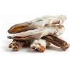 Dei NATURE Orecchie di Coniglio Naturali con Pelo, 32 Pezzi, Snack Premium per Cani, Masticativo BARF, Masticativo Naturale per Cani