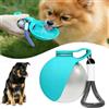 Generico Borraccia Cane, Bottiglia Portatile (285 Ml), Per Cani E Gatti, Distributore D'Acqua Anti-Goccia Con Ciotola Pieghevole In Silicone, Ideale Per Passeggiate Ed Escursioni All'Aperto (Blu)