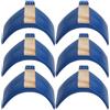 BESTonZON Supporto Per Piccioni in Legno Solido 6 Pezzi Design a Ponte Ad Arco Supporto Stabile Per Uccelli Come Piccioni e Pappagalli Per Gabbia e Spazi Interni