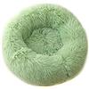 Chickwin Cuccia per Cani Cuccia per Gatti Rotonda in Caldo Peluche,Cuscino Ciambella Morbida per Cani di Piccola e Media Taglia per Cane e Gatto (Verde,50cm)