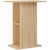 vidaXL Supporto per Acquario 60,5x36x72,5 cm Multistrato Rovere Sonoma