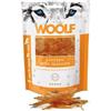 Generico Woolf Snack per Cani, Straccetti di Pollo e Frutti di Mare, 100g