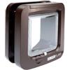 SureFlap Gattaiola con lettore di microchip SureFlap Sure Petcare, compatibile con Targhetta per collare RFID e microchip, installabile su porte, finestre e pareti, Marrone, richiede 4 batterie AA (non incl.)