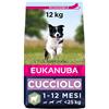EUKANUBA Cibo per cuccioli con agnello e riso per razze di piccola e media taglia - alimento secco per cani giovani, 12 kg
