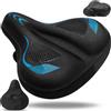 CDYWD Coprisella Bici Morbido Gel Uomo Donna, Copri Sella Bici Imbottito, Ispessito, Traspirante, Ergonomico, Super Confortevole, Coprisella Bici per Mountain Bike, City Bike, Ebike, Cyclette