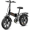 Ruitoo E20 Pro Bici Elettrica, Batteria 48V 13Ah, Autonomia 45-80KM, 20×4.0 Fat Tire, Impermeabile IPX5, Display LCD - per Città e Fuoristrada