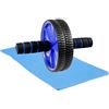 VR VETRINEINRETE Vetrineinrete® Ruota Addominali ABS Fitness Sport Palestra Aiuto Esercizio Fisico per allenare l'addome Flessioni Tappetino Supporto Ginocchia Personal Trainer Sport Attrezzi 07225