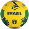 Vizari Pallone da calcio country con camera d'aria a lunga durata e pannelli cuciti a macchina, rimbalzo costante per il passaggio e il tiro | Design accattivante con colori nazionali