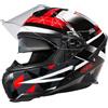 O'NEAL Casco CHALLENGER EXO nero/grigio/rosso M (57/58 cm)
