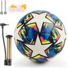 Clvsyh Pallone Da Calcio Champions, Pallone Da Calcio Di Dimensioni 5，Pallone Da Calcio Per Bambini E Adulti Con 1 Pompa Per Palloni, Regalo Di Compleanno Per Il Gioco E L'Allenamento
