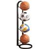 Generico Rastrelliera da Basket | Rastrelliera per Palloni | Porta Palloni da Basket | Ripiano per Palloni in Ferro Multistrato | Supporto per Palloni | Rastrelliera Verticale per Palloni