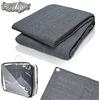 Daromigo Tappeto per tenda, Tappeto da tenda con borsa da trasporto, con 12 fori e 13 picchetti, Antiscivolo, Traspirante, Lavabile Tappeto da Campeggio per Tenda (Grigio Blu, 400x400cm)