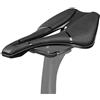 TUOYDJA Sella Mtb Comoda,Sella Bici Comoda Sella for bici da corsa/MTB con binario in carbonio, sella for bicicletta naso corto e cava, 245x139 mm