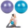 TAFACE 2 palline da pilates da 25 cm, piccole e portatili, palline da yoga stretching, palle di equilibrio per lo sport, adatte per pilates, yoga, ginnastica, fitness (viola, blu)