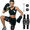 Erysin Elettrostimolatore Muscolare, EMS Stimolatore Addominale Guarnizione in Alluminio, Visualizzazione del consumo di Calorie Cinture tonificanti, Braccio/Gambe/Waist/Glutei Massaggi-Attrezzi