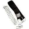 Fitness Health Cintura da corpo per sollevamento pesi FH |Dipping FH Cintura per sollevamento pesi, body building e salse e salse, con catena, per sollevamento pesi, allenamento, in Neoprene per Dip