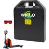 WILLQ Batteria agli ioni di Litio da 24 V 20 Ah, 30 Ah e 50 Ah, Batteria LiFePO4 da 48 V 20 Ah di Ricambio per Accessorio transpallet Elettrico PTE15Q-A/PTE20Q-A,24v50ah