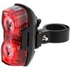 Wedhapy Luce posteriore per bici Fanale posteriore per bicicletta MTB Casco da ciclismo su strada Lampada di sicurezza a LED (senza batteria) Luce posteriore per bici Luci a led per bici Luce posteriore