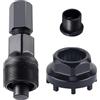XPJBKC Estrattore manovella per bicicletta, 42 mm, strumento di bloccaggio per bicicletta, manovella, attrezzo per cuscinetti interni con anello di chiusura a 8 denti, compatibile con molti tipi di