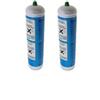 EUROTRE Lotto 2X Bombole CO2 600g monouso per gasatori domestici E290 (2)