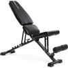 TREXO Panca regolabile | Panca multifunzione regolabile per allenamento a tutto il corpo, panca inclinata per casa fino a 150 kg | Struttura in acciaio | Allenamento della forza, Fitness | Nero | B200