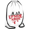 Fashion Graphic Sacca Sport Zaino Zainetto Upside Down Sottosopra Serie Tv (Bianco)