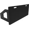 DDZcozy Rebound Board, HDPE Rimbalzo da parete per allenamento di calcio, colore nero