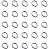 ZIDDAR 25Pcs Forte Pesca Split Link A Forma di Pera Solido Anelli Da Pesca Esche Connettori Acqua Salata Acqua Dolce Accessori per Line Assist Hook Jigs Esche Connect