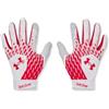 Under Armour Guanti da baseball standard per ragazzi, (105) bianco/rosso/rosso, Medium