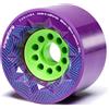 Orangatang Caguama 85 mm 80a Downhill Longboard Skateboard Cruising Wheels (Orange, Set of 4)