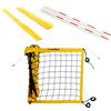 RomiSport Set di rete da pallavolo gialla 8,5 m con antenne