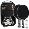 STIGA Set da ping pong Premium per 2 giocatori: include 2 pagaie approvate ITTF, 3 palline bianche a 3 stelle e borsa per il trasporto