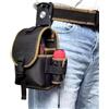 Fbinys Borsa da cintura per attrezzi, impermeabile, con design multitasche, organizer per impieghi gravosi, struttura edile, carpenteria, cintura da lavoro per attrezzi e