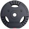 Gorilla Sports® Dischi Pesi Olimpici - 1,25kg, 2,5kg, 5kg, 10kg, 15kg, 30kg, Singolo/Set, Foro 50 mm, con Manico, Tri-Grip, Rivestiti in Plastica - Piastre per Bilancieri, Manubri, Palestra