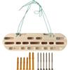 Generic Rock Climbing Finger Board | Tavola verticale per allenamento | Hangboard portatile per arrampicata su roccia rinforzante per dita per allenamento presa e pull up