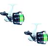 Pescasubito.com Kit 2 Mulinelli da Pesca Fondo Bolentino Mare Surfcasting Lago 6000