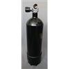 High Tech Diving Flacone sommergibile da 5 litri, 300 bar, completo di valvola e base, colore: bianco