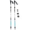 Rock Experience REUH01211 Dynamic Z Evo Alu Pole Bastoncini da Trekking 0208CAVIAR+1371AQUARIUS+0003BRIGHT White U