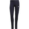 adidas 3 Stripes Leggings Donna, Legend Ink/White, S