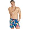 ARENA Allover Costume Uomo Mare e Piscina, Costume da Bagno in Tessuto Riciclato ad Asciugatura Rapida, Costume da Nuoto con Slip Interno in Rete e Tasche Laterali
