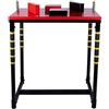 HEVMEVENI Tavolo da wrestling con braccio standard, attrezzatura da allenamento per braccioli, adatto per casa, ufficio, palestra, club, colore: rosso