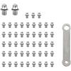 Bottone 50Pcs Chiodi per pedali di bicicletta, 4 mm filettati, chiodi per perni, antiscivolo, viti di ricambio, pin di facile installazione, chiodi per pedali di bicicletta
