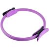 DUANxiaoyanK Anello per pilates, doppio manico, anello per pilates, yoga, anello per allenamento di resistenza, cerchio magico per fitness, per allenamento di base (nero)