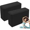 Qidures 2PCS Blocchis Yoga, Blocchis Per Yoga In Schiuma EVA Leggera, Schiuma Eva Mattoncini, Mattoncini PerYoga E Pilates, MattonciniAntiscivolo Per Stretching, Meditazione E Pose Flessibili Profonde