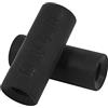 GORILLA SPORTS® Impugnature per Manubri - 2 Pezzi, per Barre da 25mm, 28mm, 30mm, Antiscivolo, in Silicone, Nero - Sollevamento, Adattatore Barra, Allenamento, Palestra, Fitness