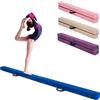 KOMFOTTEU Barra di bilanciamento 210 cm, per bambini, adulti fino a 70 kg, per ginnastica a casa (rosa)